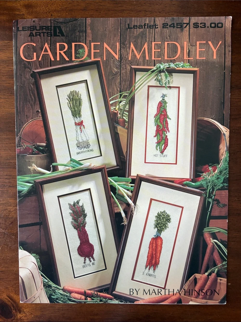 “Garden Medley” Cross-Stitch Leaflet 2457 — Leisure Arts (1993)